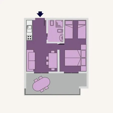 Sunlit Terrace Steps From The Sea Appartement